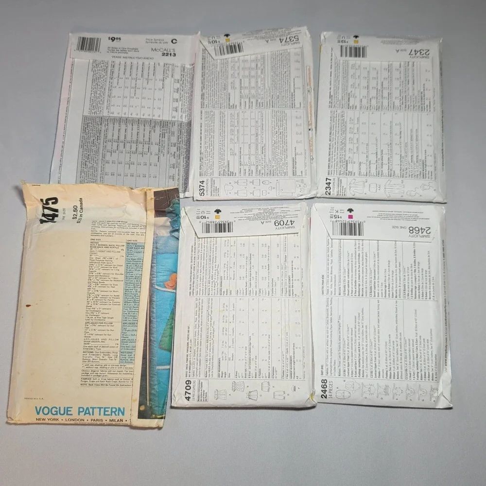 Lot of 22 Baby Toddler Sewing Patterns Cut Simplicity McCalls Butterick Vogue